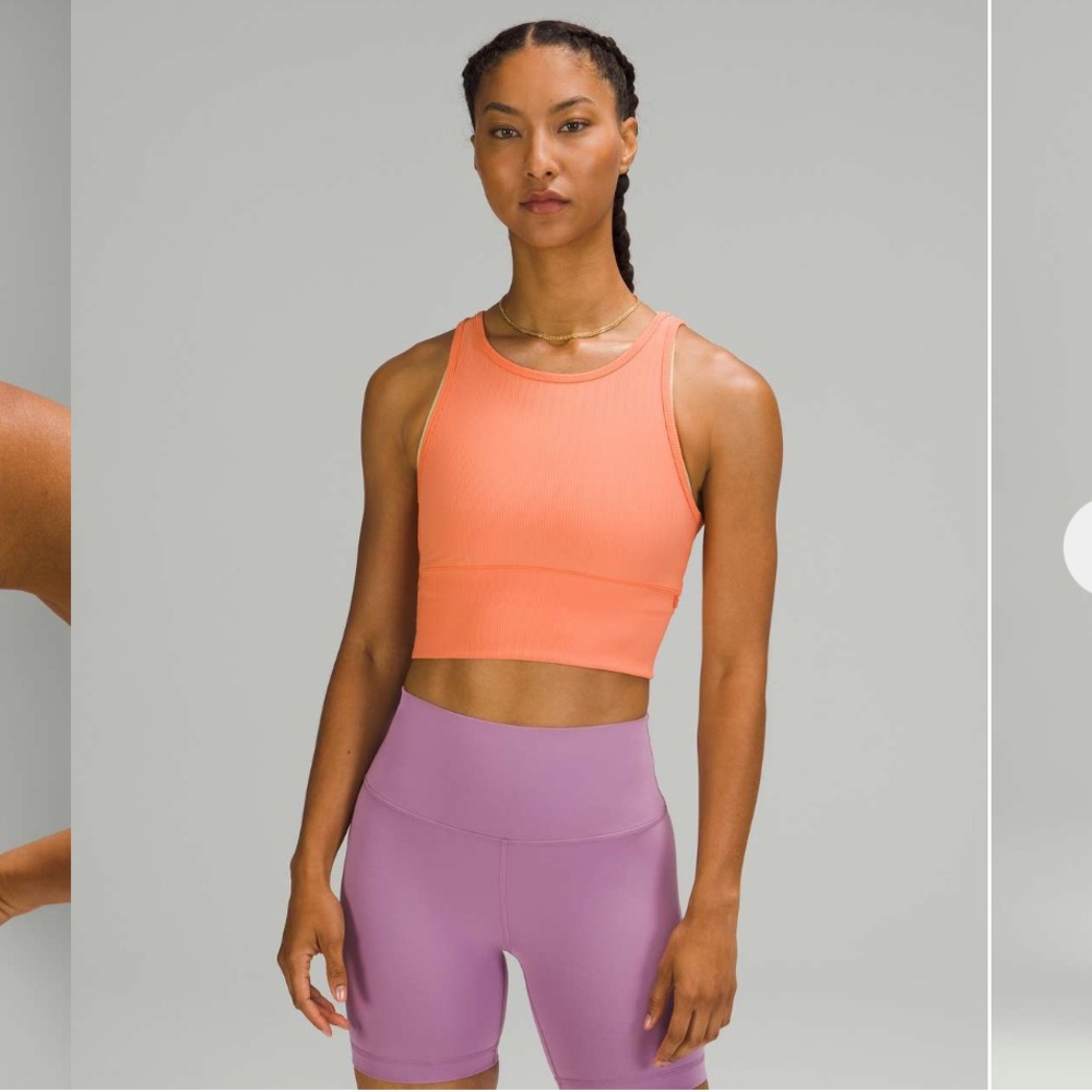 lululemon athletica Golden Apricot Power Pivot Tank